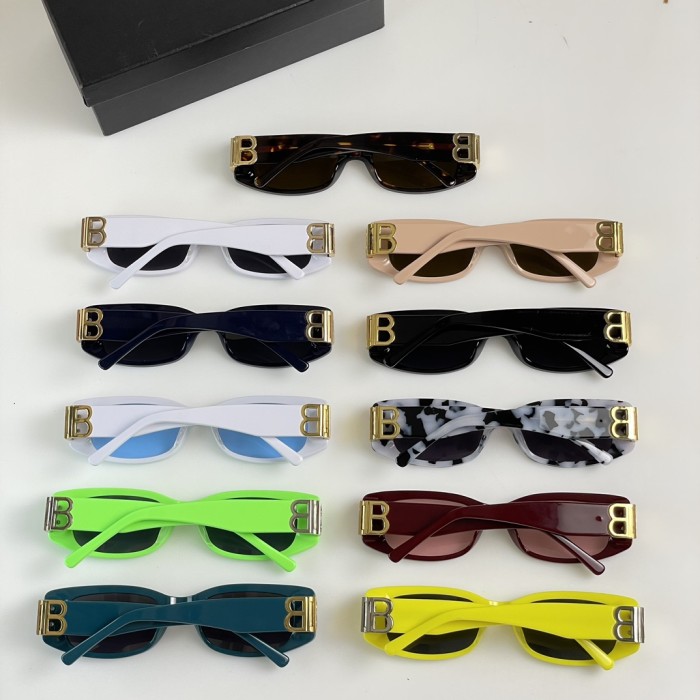 1:1 quality version Personalized small frame letter glasses