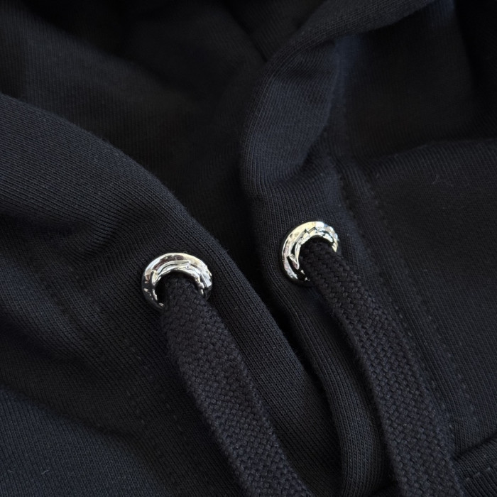 1:1 quality version Phantom Horseshoe Silver-Print Hoodie 28688412