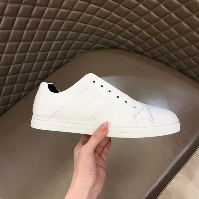 FEND1 LOGO-STRAP LOW-TOP SNEAKERS   FD11
