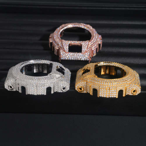 Pure Silver with Moissanite DW6900 Watch Case 3 colors 28777617