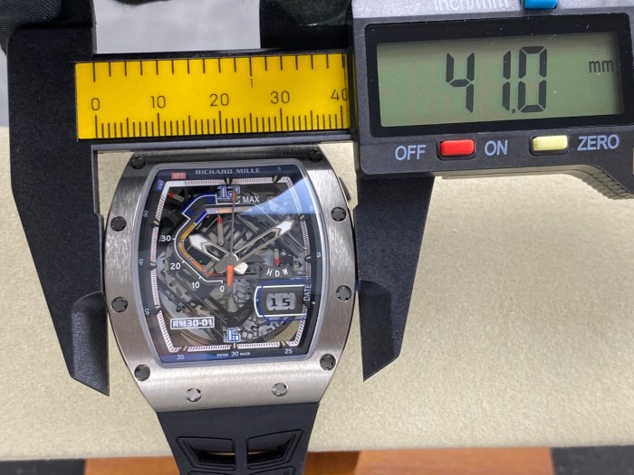 1:1 quality version Skeleton Dial Blue-Tinted Mirror Mechanical Movement Watch【Dial diameter：41mm 】28771518