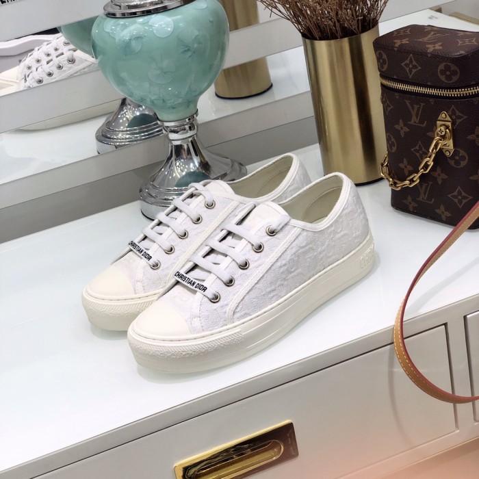 1:1 quality version 28314329 Walk'N'D Monogrammed Embroidered Canvas Shoes 8 colors