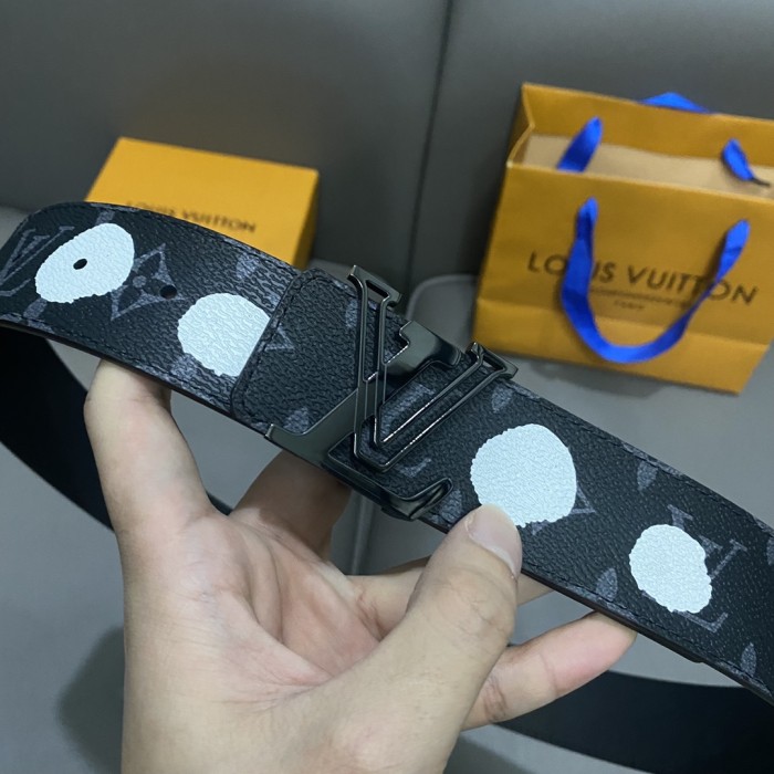 1:1 quality version 27963030 Hand Painted Polka Dot Belt 3 colors