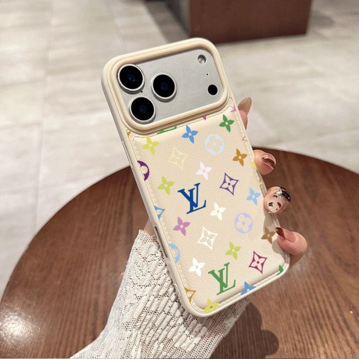 [buy more save more]Colorful Logo Printed Leather Pattern Phone Case 7 colors 28758648