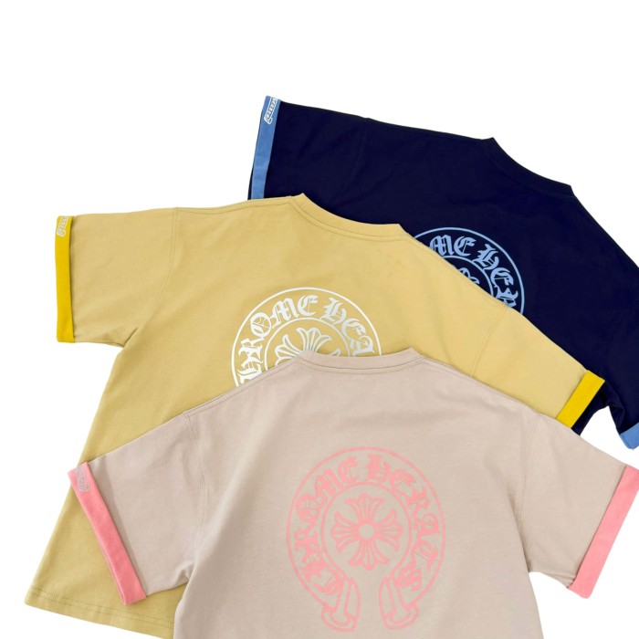 Cross Horseshoe Print Color Block Casual T-Shirt 3 colors for Kids 29008975