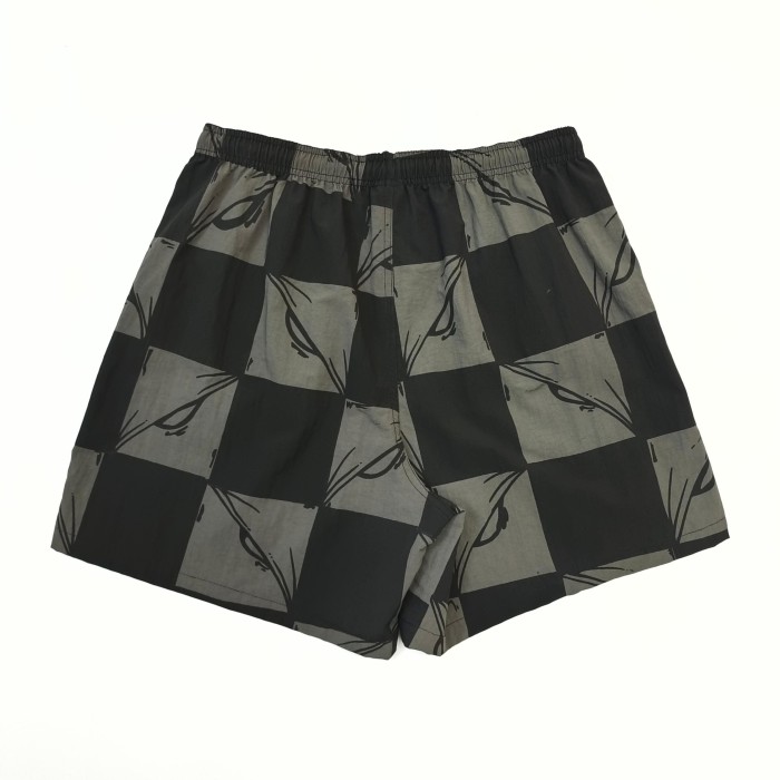 [Big & Tall for weights up to 220 lbs]1:1 quality version Black Gray Plaid Beach Shorts 28971913