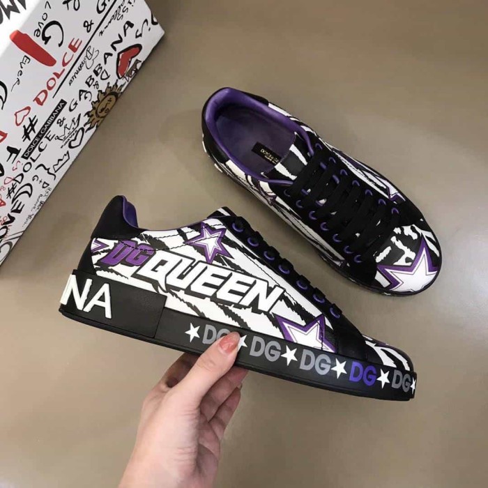 DOLCE    G@BB@N@ PORTOFINO JUNGLE SPORT SNEAKERS   DG89
