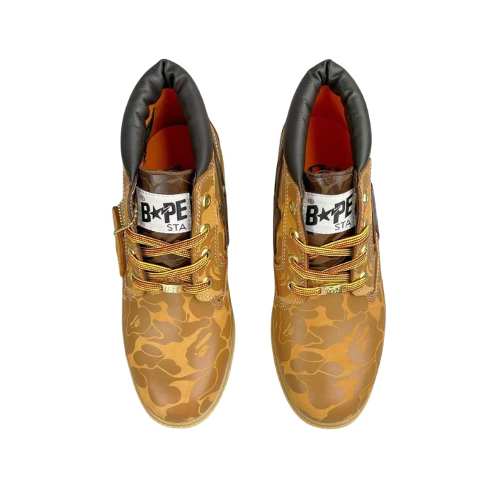 Co-Branded Camouflage Print Mid-Top Martin Boots 2 colors