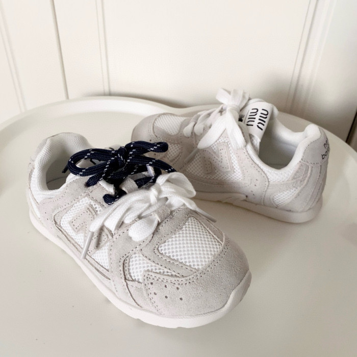 530 Miu Miu Co-branded Suede Lace-Up Sneakers for Kids 6 colors 29017898