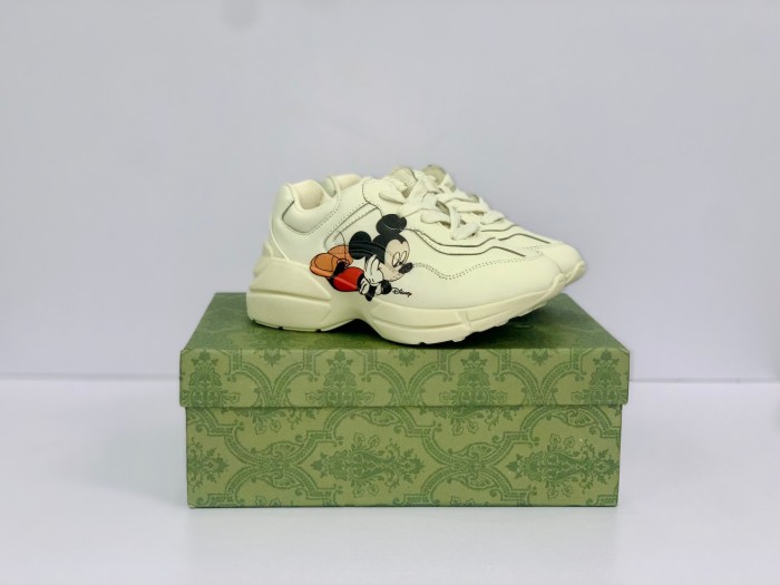 Mickey Mouse Love Letter Printed Thick Bottom Low Top Sneakers for Kids 5 colors