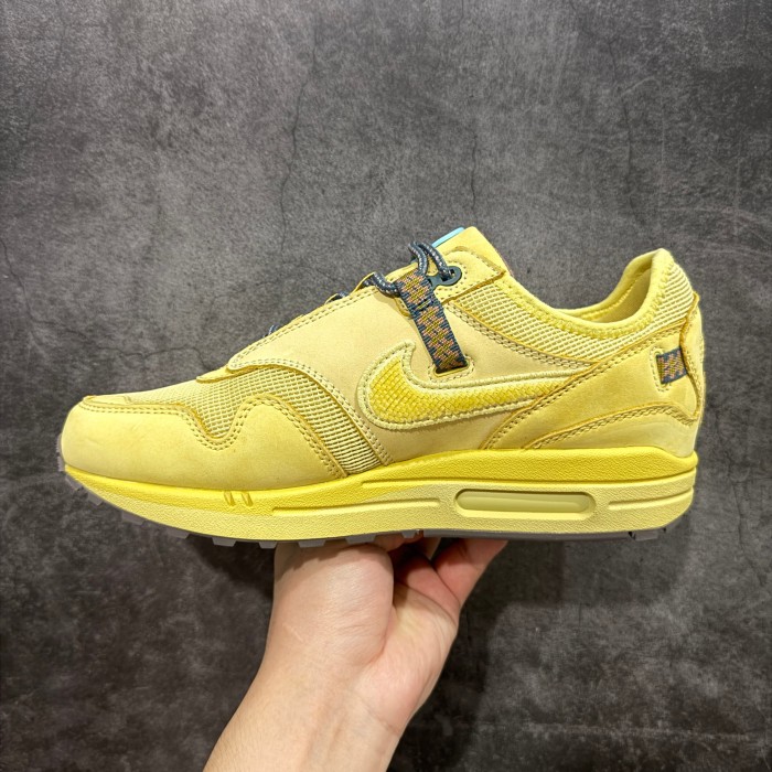 [buy more save more]1:1 quality version Travis Scott x Nike Air Max 1  Satum Gold  Wheat Retro Casual Running Shoes 28759442