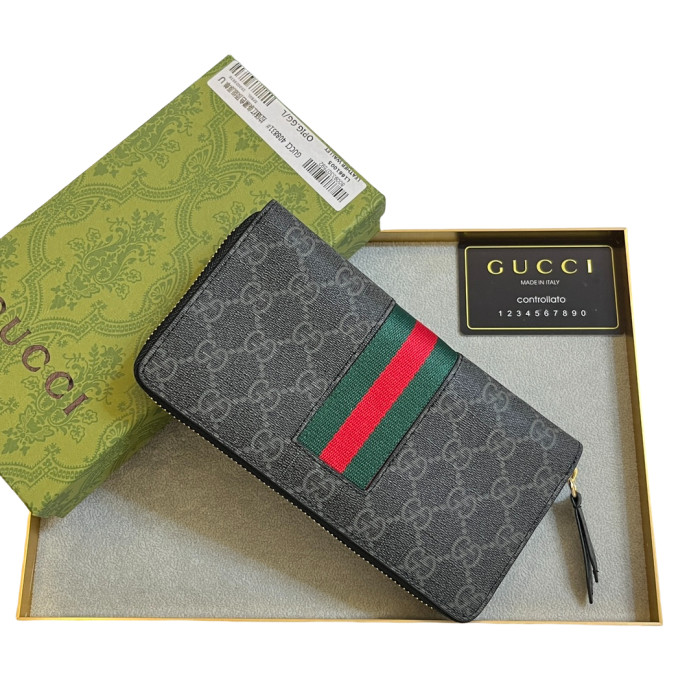 28181597 Brand Woven Ribbon Stripe Wallet