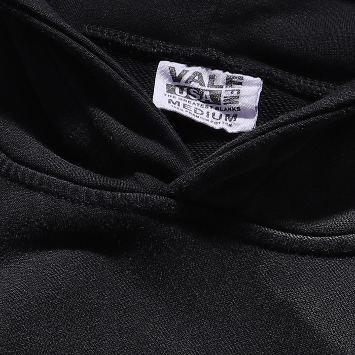 Large Chain Back Letter Printed Washed Version Hoodie 28711245