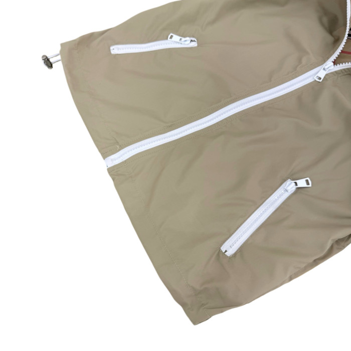 Reversible Check Waterproof Windproof Lightweight Hooded Jacket for Kids 2 colors 29000388