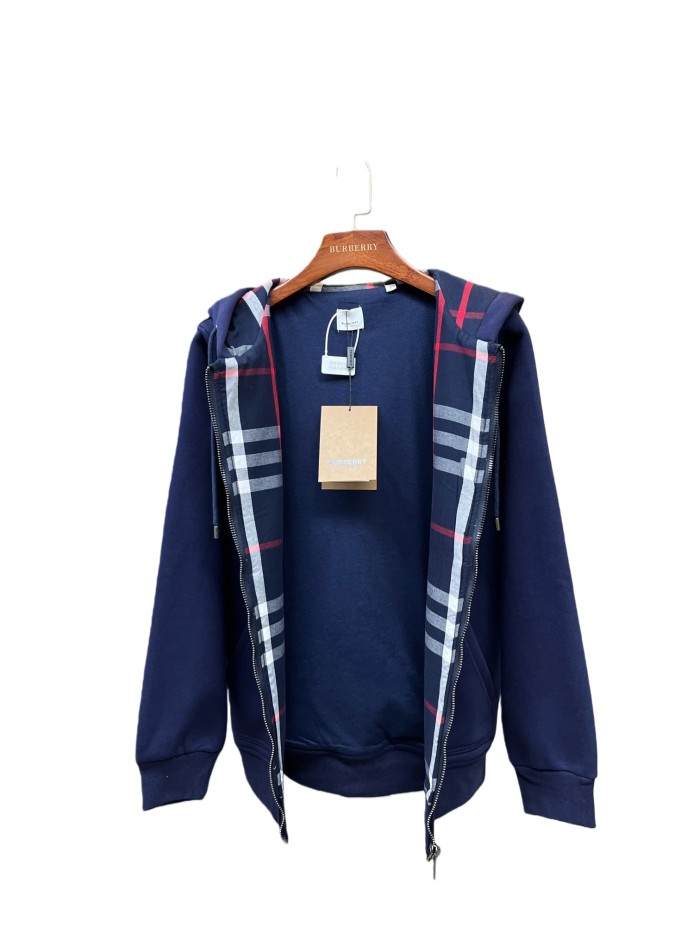 1:1 quality version Plaid Cut Piece Battle Horse Embroidery Hoodie 3 colors 28685230