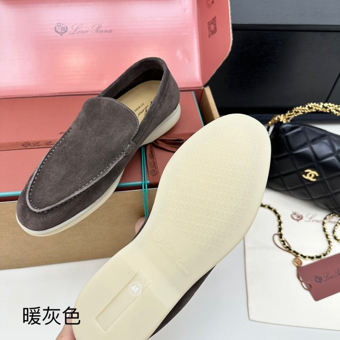 1:1 quality version Summer Walk Double-Layer Cowhide Flat Shoes 15 colors 28700726