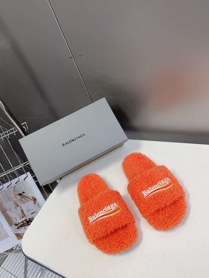 1:1 quality version Cola Embroidery Twill Brushed Cotton Slippers 8 colors 28884668