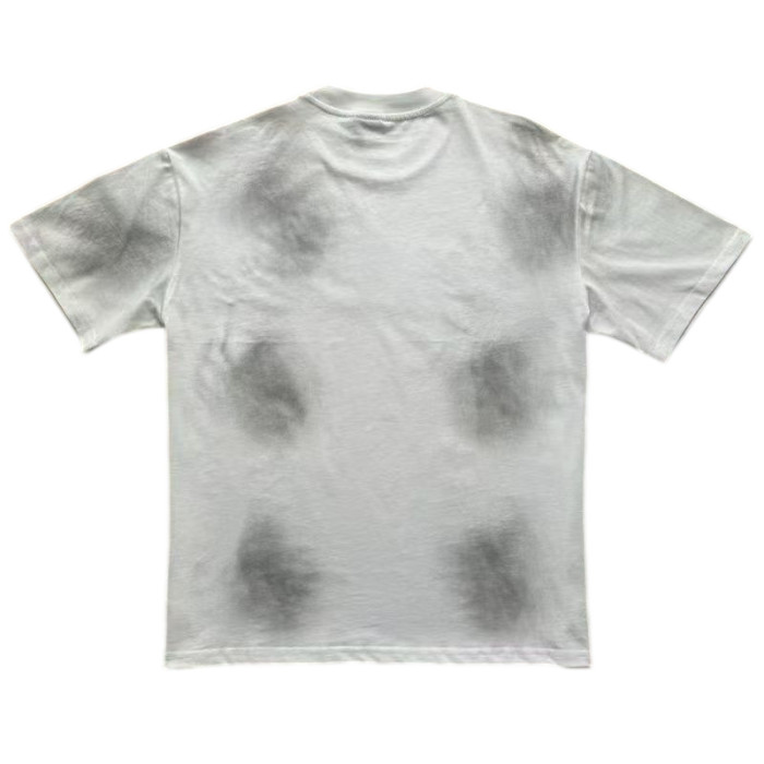 Portrait Print Rhinestone Washed Vintage T-Shirt 2 colors 29019044