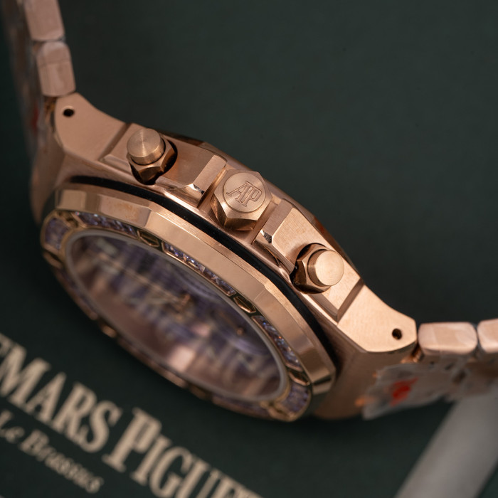 Diamond-Set Bezel Swiss Movement Watch 9 colors【Dial diameter：37mm 】28771428