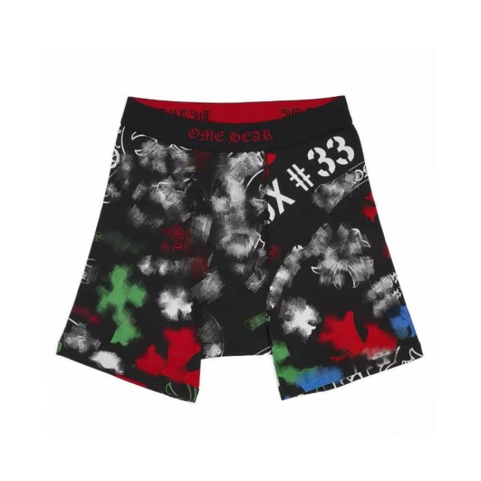 1:1 quality version Full-print cross, Sanskrit jacquard, horseshoe pure cotton boxer briefs 4 colors 28933171
