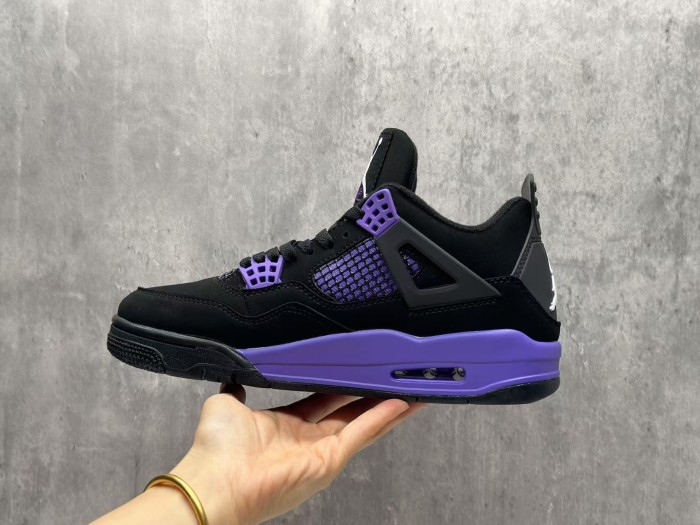 [plus-size shoes] Air @j4  “Purplr Thunder” Retro Basketball Shoes28707731