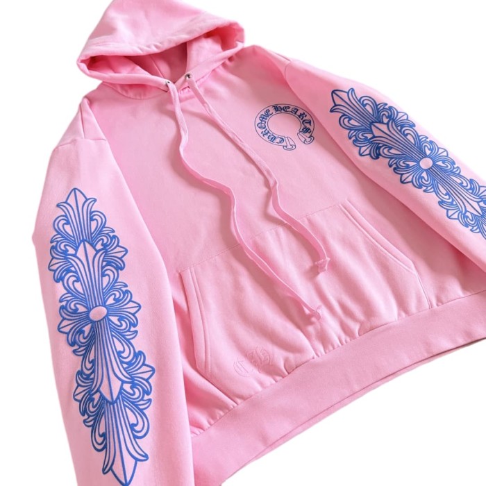 1:1 quality version Pink Cross Arm Print New York Anniversary Limited Edition Hoodie 28893086