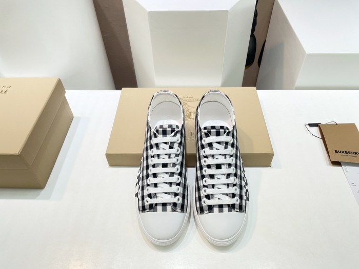 1:1 quality version Plaid canvas shoes 9 colors