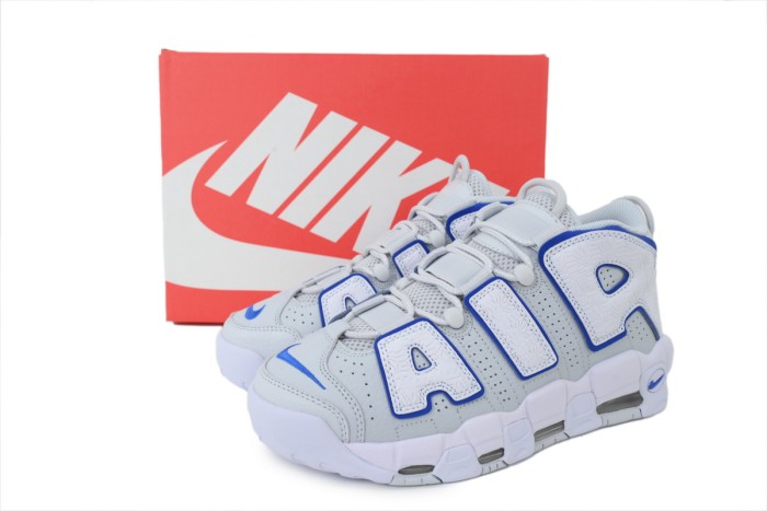 Air More Grey Royal Blue Pippen Basketball Sneakers 29030392