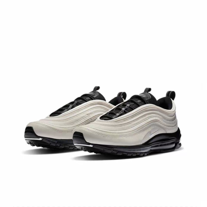 Air Max 97 Light Bone Black Gradient Full-Length Air Cushion Sneakers 	 29062910