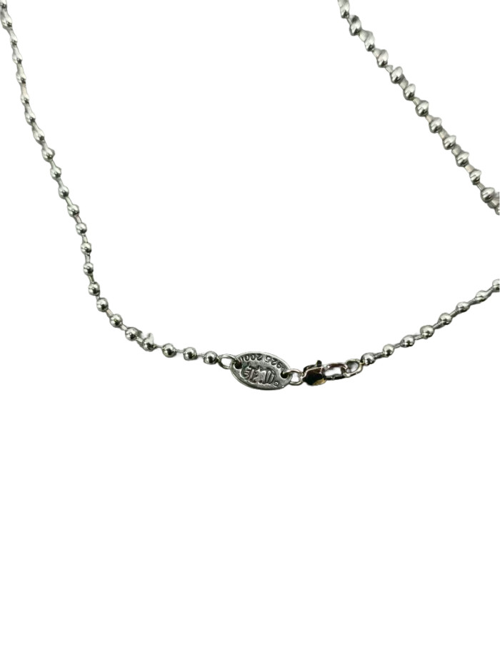 28129909 Single Ball Cross Necklace