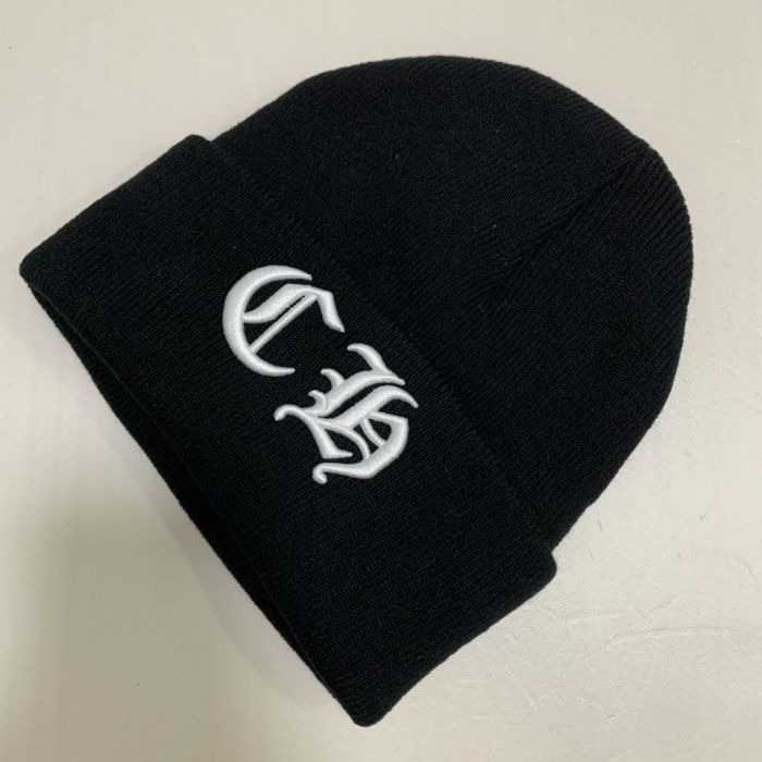 Horseshoe Loop Embroidered Knit beanie 8 colors