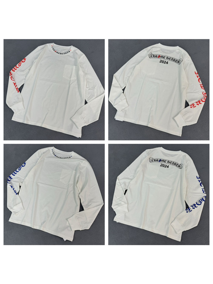 1:1 quality version 2024 Las Vegas Limited Sanskrit Flower Arm Long Sleeve T-Shirt 2 colors