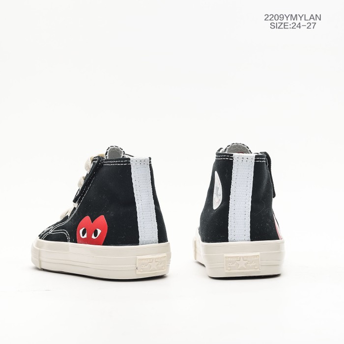 Co-branded love  velcro high/low Top board shoes for kids 4 colors