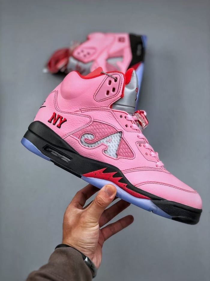 [plus-size shoes] 1:1 quality version Awake NY x @j5 Arctic Pink  Basketball Shoes 28791721