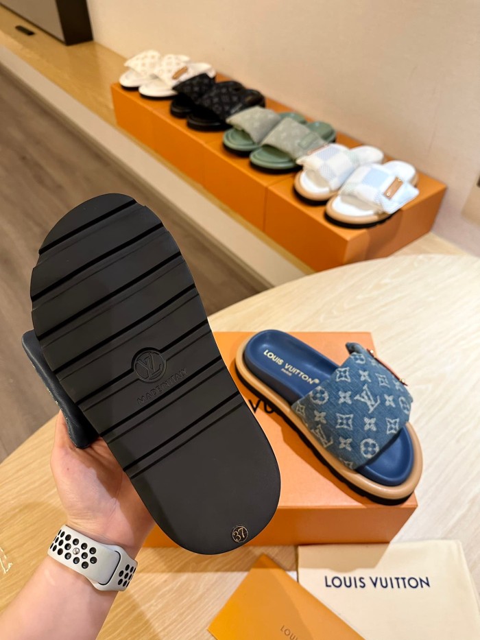 1:1 quality version 3D Logo Floral Velcro Sandals 10 colors 28661452