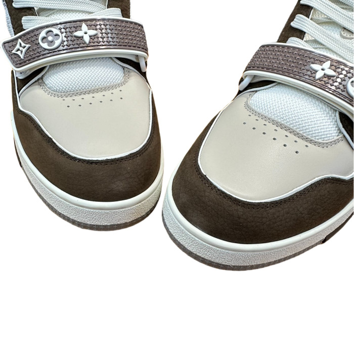 1:1 quality version Velcro Lace-Up Signature Logo Athletic Board Shoes