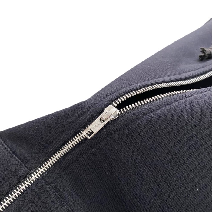 1:1 quality version Embroidered Logo Cuff Zipper Hoodie 3 colors 28746700
