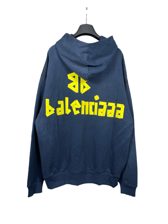 Masking Tape Washed and Distressed Hoodie 8 colors 28661155
