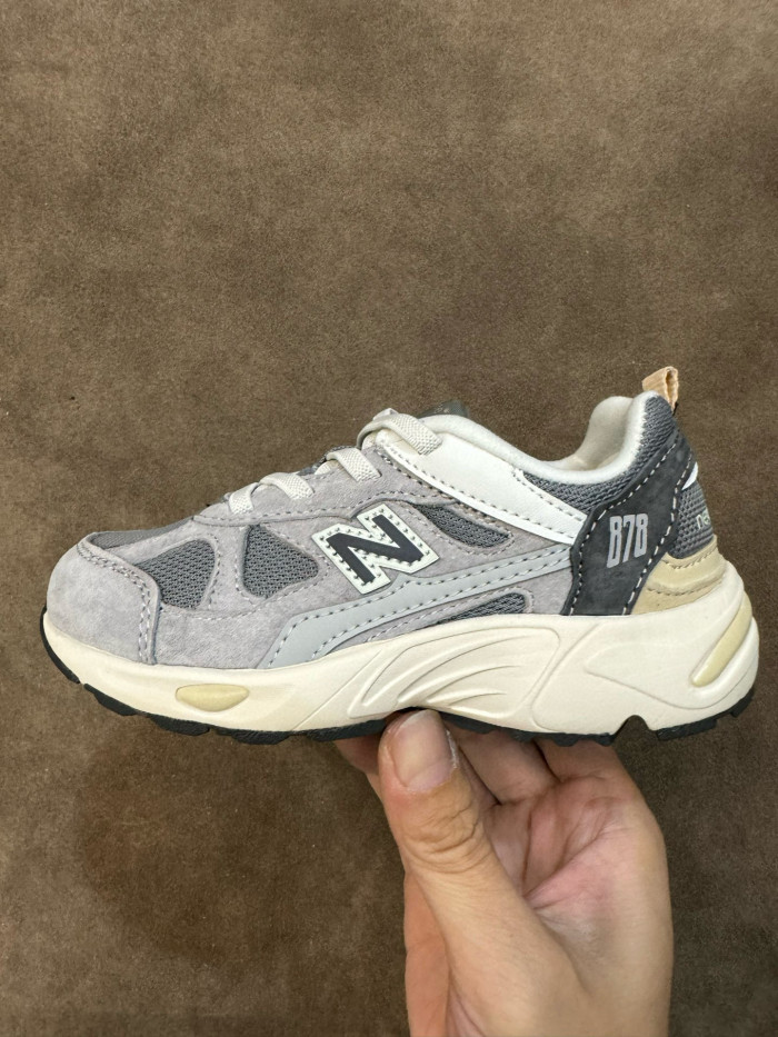878 Elastic Lace Retro Dad Sneakers for Kids 6 colors 29011048