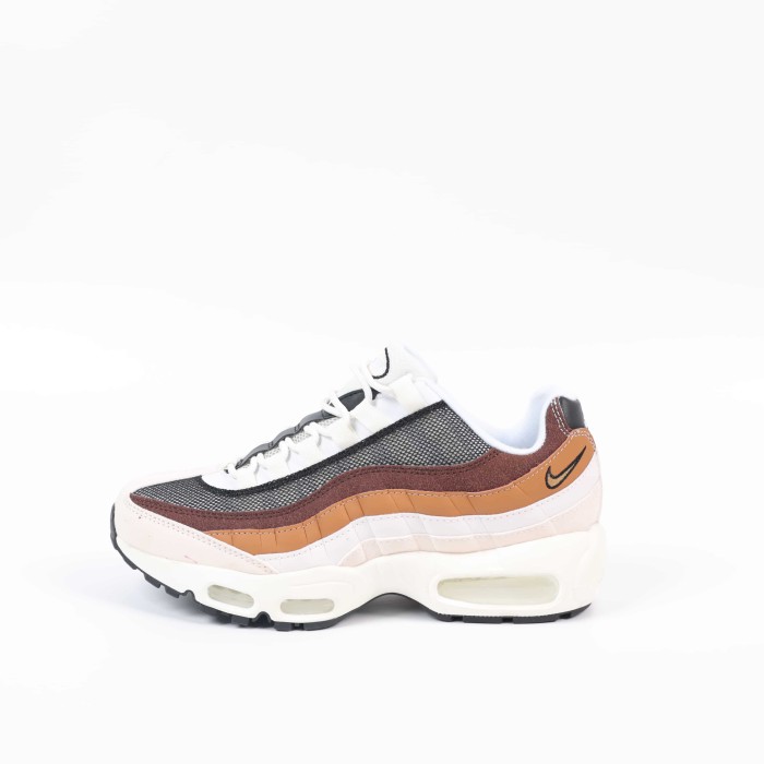 [plus-size shoes]Air Max 95 Brown Beige White Gradient Air Cushion Casual Sneakers 29065327
