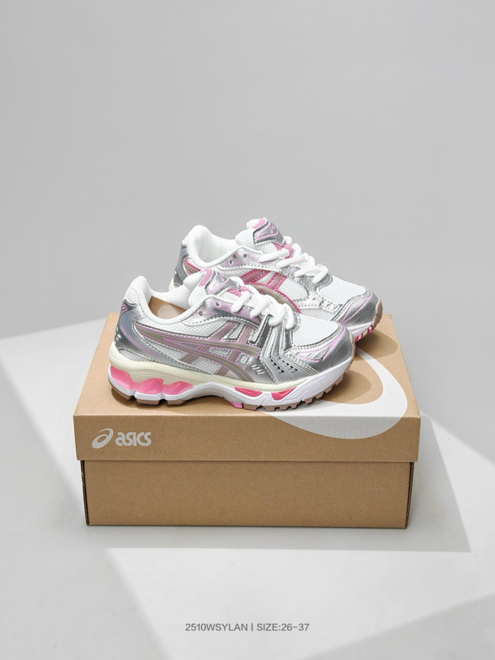AC Gel-Kayano 14 Lace-up Running Shoes for Kids 9 colors 29001621