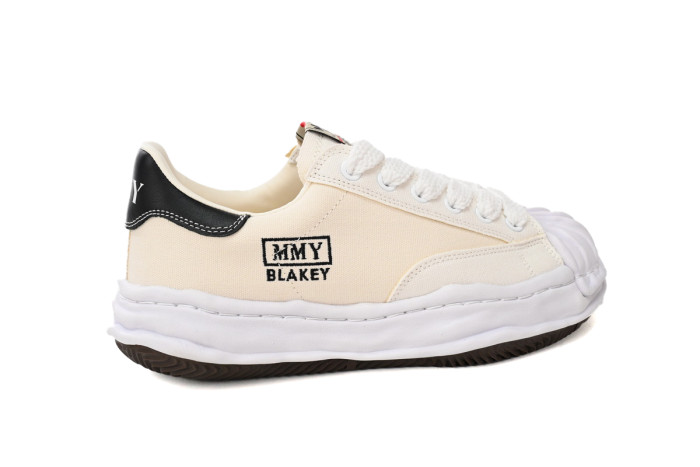 1:1 quality version M@ison Mih@r@ Blakey OG Sole Canvas Low White A08FW735 NO.763