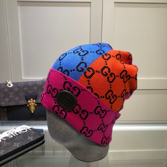1:1 quality version Color Splicing Cold Beanie 4 colors