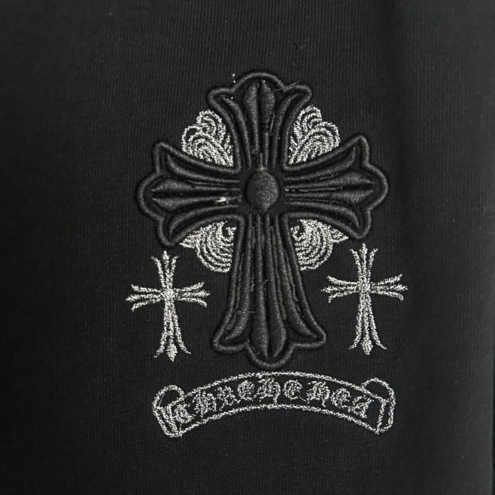 Three Crosses Embroidered Pants 28485939