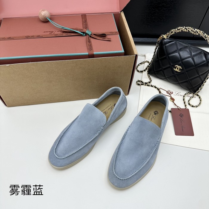 1:1 quality version Summer Walk Double-Layer Cowhide Flat Shoes 15 colors 28700726