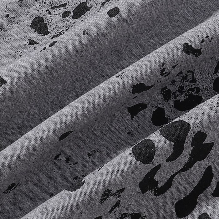 Black Spot Leopard Print Washed Version Hoodie 28709902
