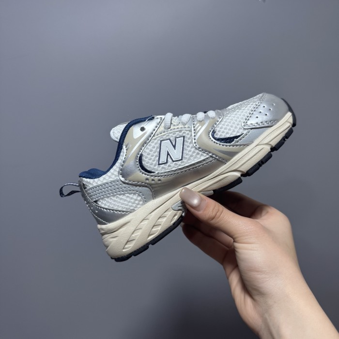 N-logo Mesh Paneled Retro Running Shoes for Kids 8 colors 28997941
