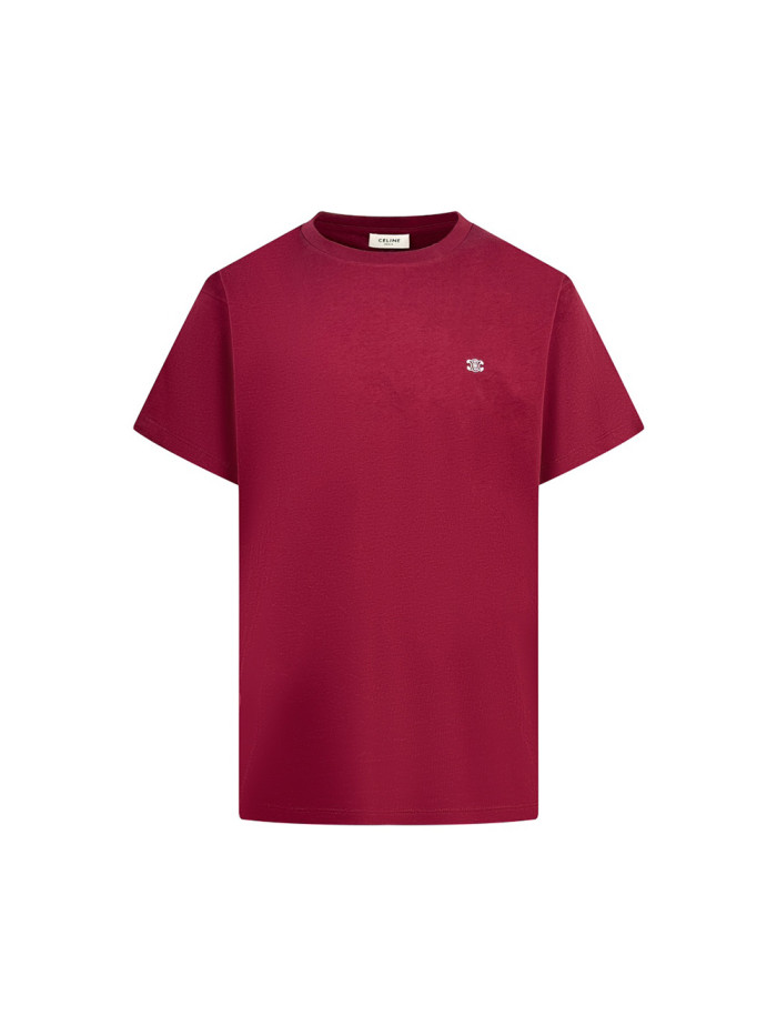 1:1 quality version Chest Embroidered Logo Tee 3 colors 28756475