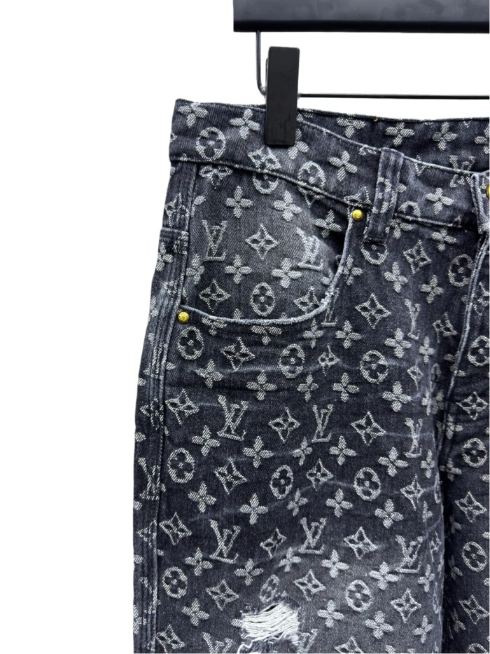 1:1 quality version Limited Edition Embroidered Little Red Man Denim Jeans 28685201