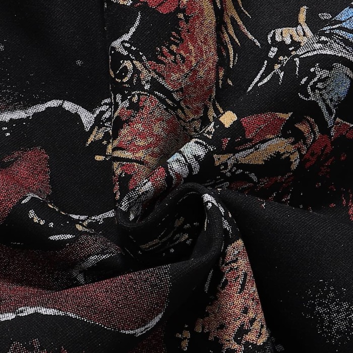 Tianma Armor Knight Print Washed Version Hoodie 28709899